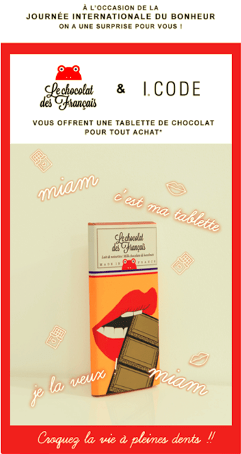 ICODE X Le Chocolat des Français ICODE X Le Chocolat des Français